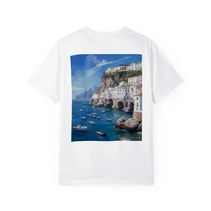 Amalfi Coast Italy Oil Painting Seascape