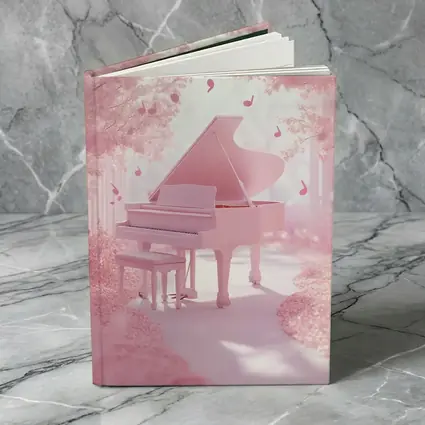 Pink Grand Piano Cherry Blossom Fantasy