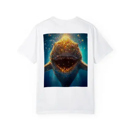 Glittering Shark With Gems Underwater Fantasy