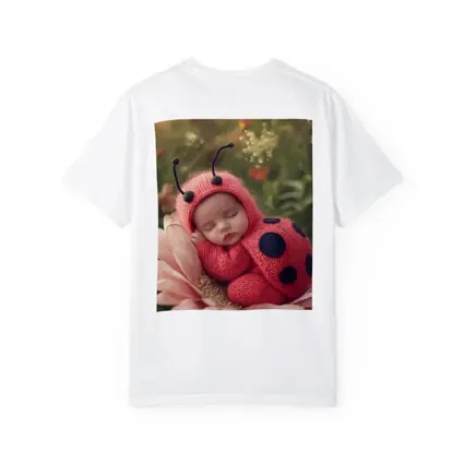 Sleeping Baby Ladybug Costume Flower Garden