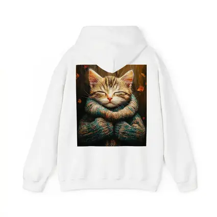 Cozy Tabby Kitten Wrapped In Knit Sweater