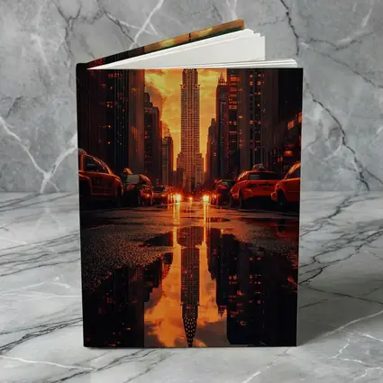 Chrysler Building New York Sunset Reflection