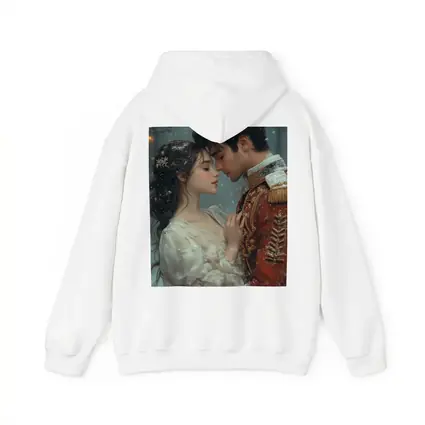 Romantic Couple Snow Winter Fantasy Art