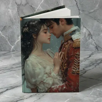 Romantic Couple Snow Winter Fantasy Art