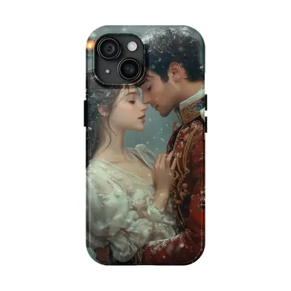 Romantic Couple Snow Winter Fantasy Art