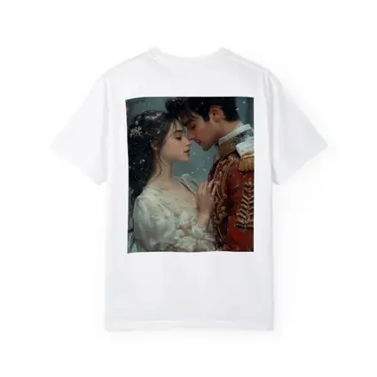 Romantic Couple Snow Winter Fantasy Art