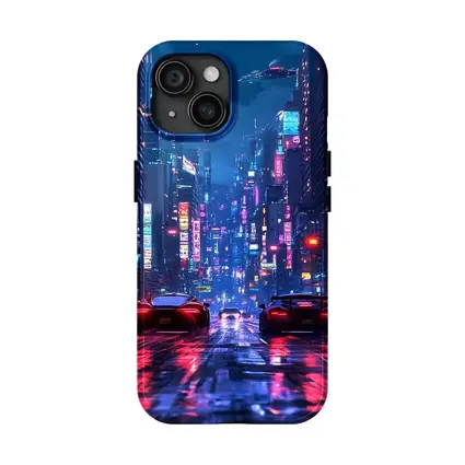 Supercars Racing Neon Cyberpunk City Night
