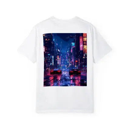 Supercars Racing Neon Cyberpunk City Night