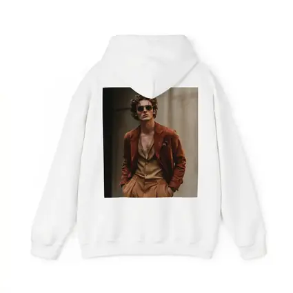 Stylish Man Rust Suede Jacket Urban Setting