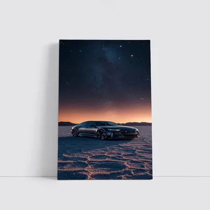 Audi RS7 Under Starry Night Sky