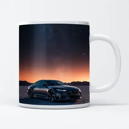 Audi RS7 Under Starry Night Sky