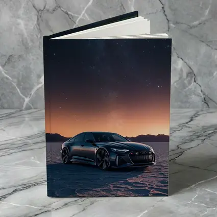 Audi RS7 Under Starry Night Sky