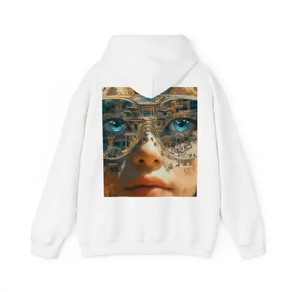 Woman Face Double Exposure Ancient Temple