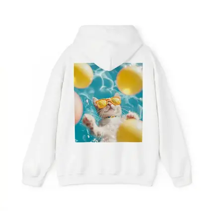 Cool Cat Sunglasses Swimming Pool Summer