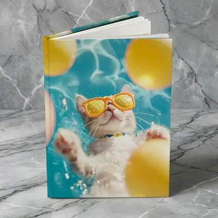Cool Cat Sunglasses Swimming Pool Summer