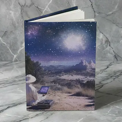 Desert Stargazer Milky Way Night Sky Art