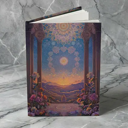 Mandala Arch Floral Mystic Sunset Landscape