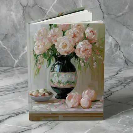Pink Peonies Oil Painting Still Life
