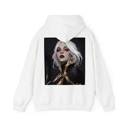 White Haired Villain Woman Dark Fantasy Art