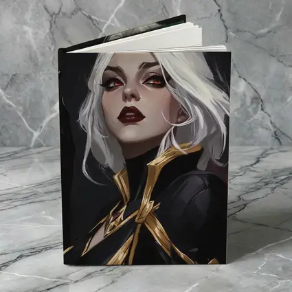 White Haired Villain Woman Dark Fantasy Art