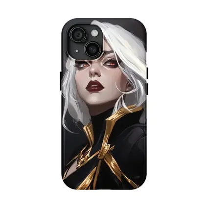 White Haired Villain Woman Dark Fantasy Art