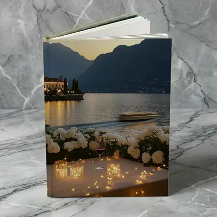 Lake Como Sunset Roses Candlelight Evening