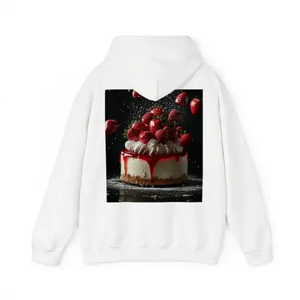 Strawberry Cheesecake Dark Background Food Art