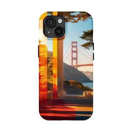 Golden Gate Bridge San Francisco Warm Sunset