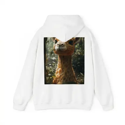 Cute Baby Giraffe In Jungle Forest