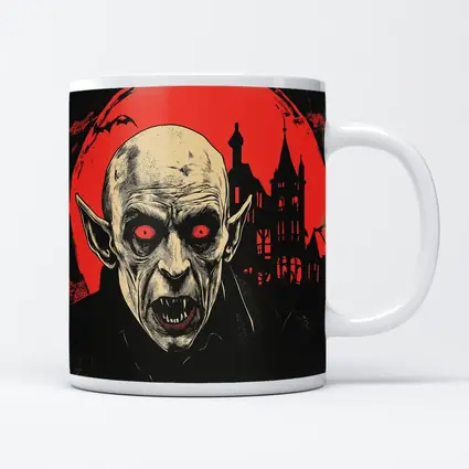 Nosferatu Vampire Red Moon Gothic Horror