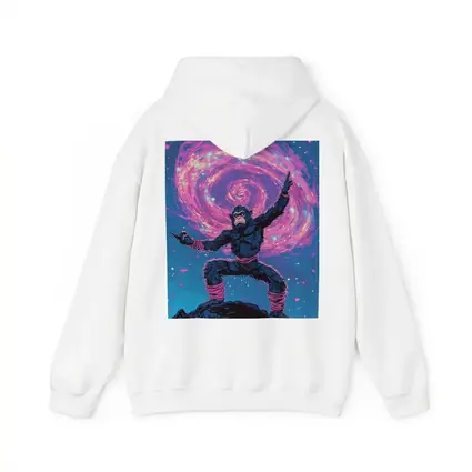 Cosmic Monkey Warrior Galaxy Space Art