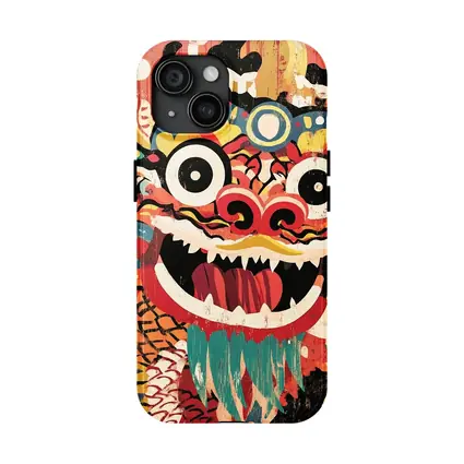 Chinese Dragon Dance Head Pop Art