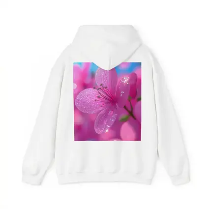 Pink Flower Blossoms Blue Sky Background