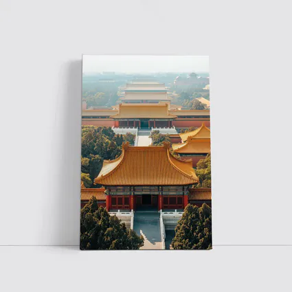 Forbidden City Imperial Palace Beijing Aerial View