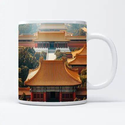 Forbidden City Imperial Palace Beijing Aerial View