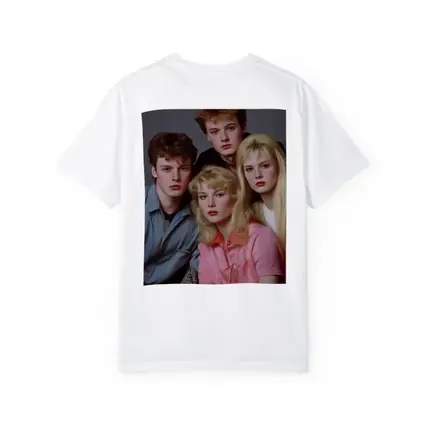 Retro Eighties Teen Group Studio Portrait