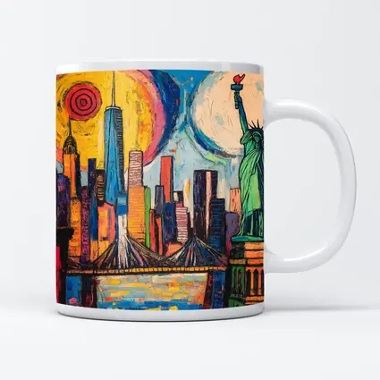 New York City Skyline Bold Pop Art