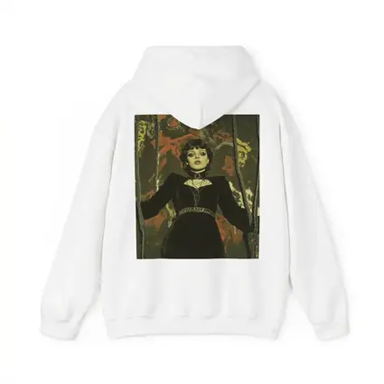 Gothic Woman Black Velvet Dark Dramatic Portrait