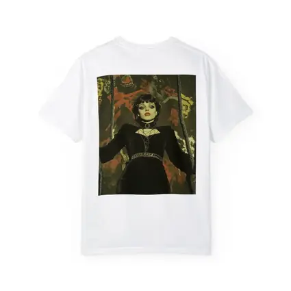 Gothic Woman Black Velvet Dark Dramatic Portrait