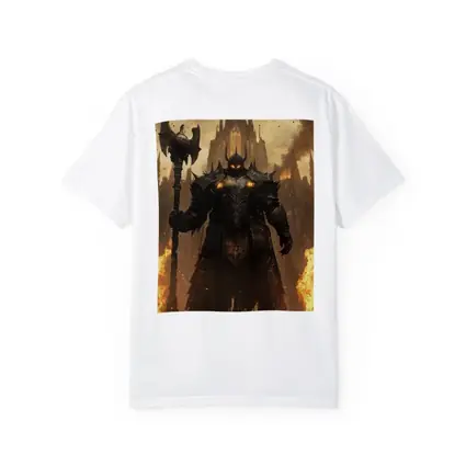 Dark Armored Warrior Fire Gothic Castle