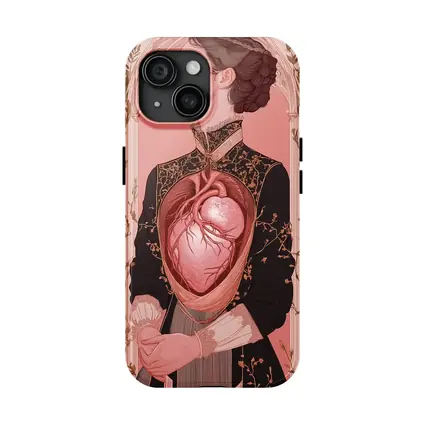 Woman Anatomical Heart Victorian Dark Art