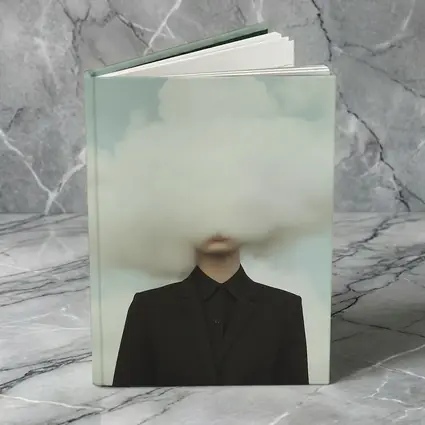 Person In Black Suit Cloud Head Sky