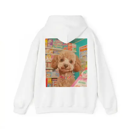 Poodle Dog In Colorful Candy Shop
