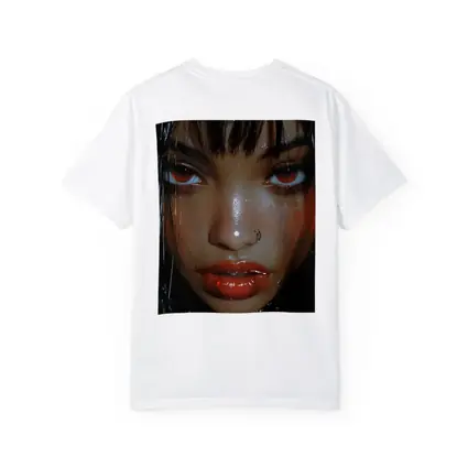 Dark Fantasy Digital Portrait Glowing Eyes