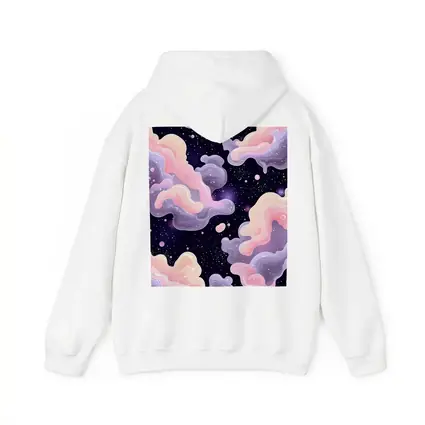 Pastel Galaxy Clouds Dreamy Space Art
