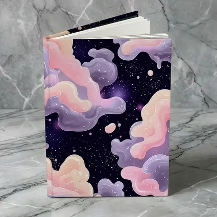Pastel Galaxy Clouds Dreamy Space Art