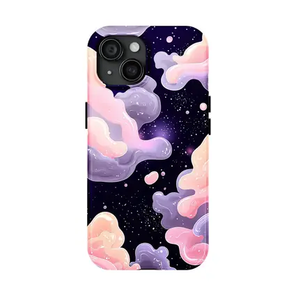 Pastel Galaxy Clouds Dreamy Space Art