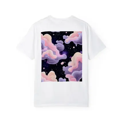 Pastel Galaxy Clouds Dreamy Space Art