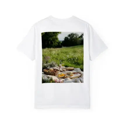 Summer Picnic Spread Green Meadow Setting