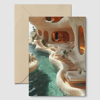 Organic Cave Architecture Pool Luxury Interior